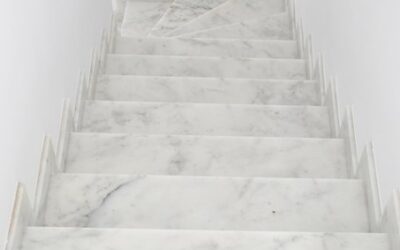 Escalera Mármol Blanco Ibiza